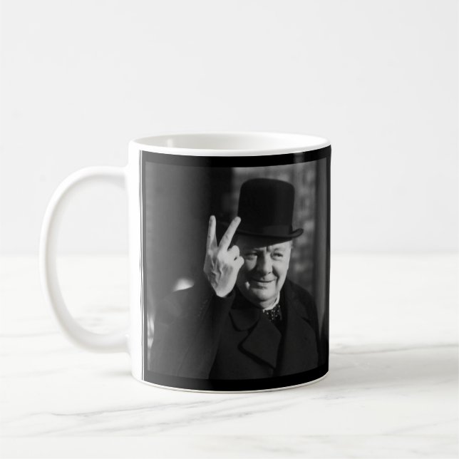 Winston Churchill Mug - Quote 14 (Left)