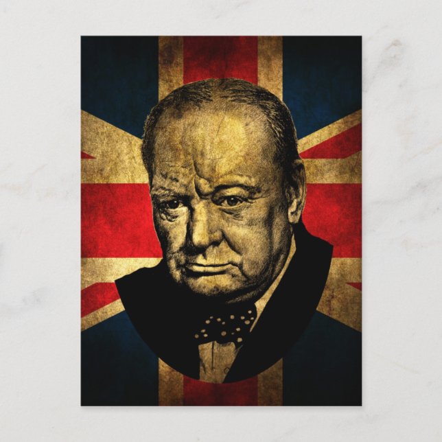 Winston Churchill Postcard (Front)