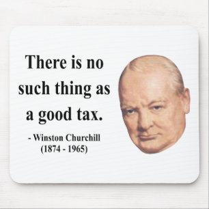 Winston Churchill Quote 14b Mouse Pad