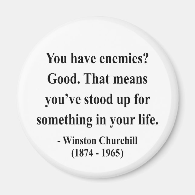 Winston Churchill Quote 3a Magnet (Front)