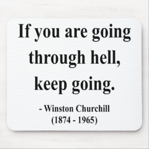 Winston Churchill Quote 4a Mouse Pad