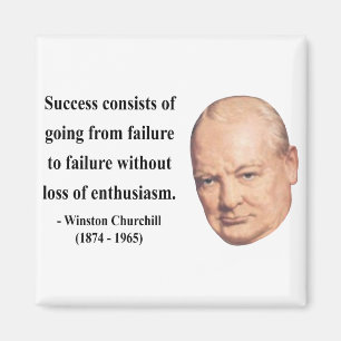 Winston Churchill Quote 5b Magnet
