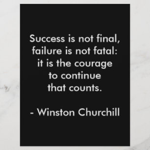 Winston Churchill Quote; Success