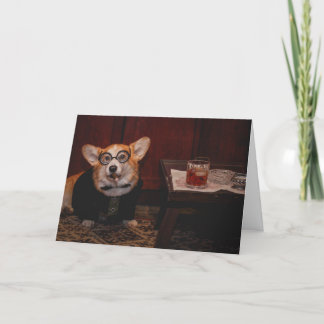 Winston Furchill blank greeting card
