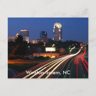 Winston-Salem, carte postale NC