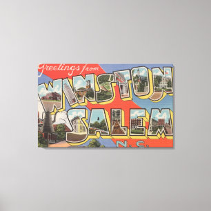 Winston-Salem, North Carolina Canvas Print