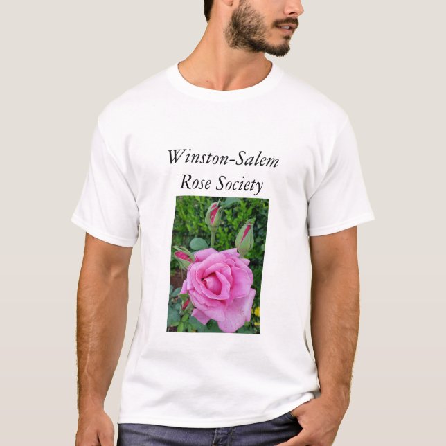 Winston-Salem Rose Society T-shirt de base pour ho (Devant)