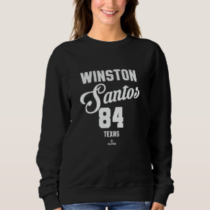 Winston Santos 84 Texas Baseball Vintage MLBPA Sweatshirt