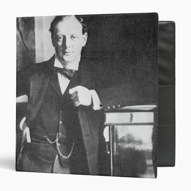 Winston Spencer Churchill in 1904 Binder (Front/Inside)