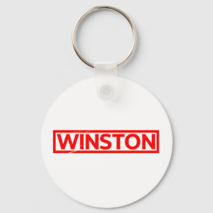Winston Stamp Keychain