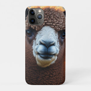 Winston The Brown Alpaca, iPhone 11 Pro Case