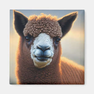 Winston The Brown Alpaca, Magnet