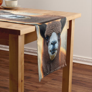 Winston The Brown Alpaca, Short Table Runner