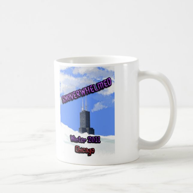 Winter 2011 Chicago and snow gauge Coffee Mug (Right)