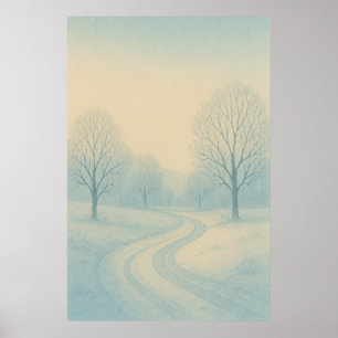 Winter 4, Whispering Snow, Seasonal Print