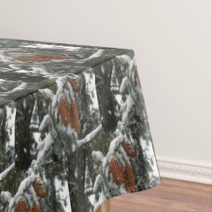 WINTER ACORNS  TABLECLOTH