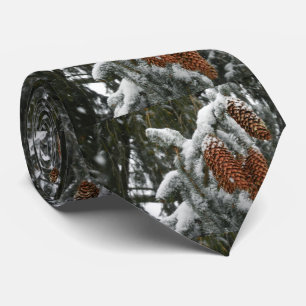 WINTER ACORNS  TIE