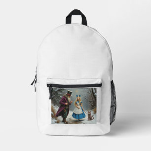 Winter Alice white backpack