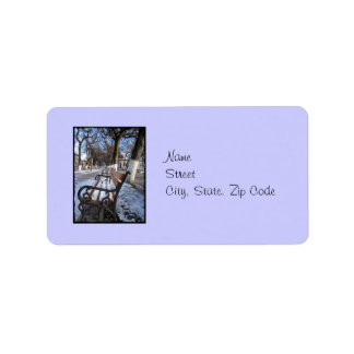 Winter Alley Address Label