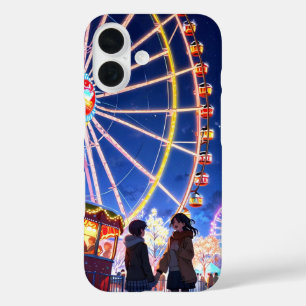 Winter Amusement Park iPhone 16 Case