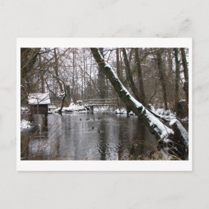 Winter an der Wümme Postcard