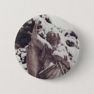 Winter Angel 2 Inch Round Button