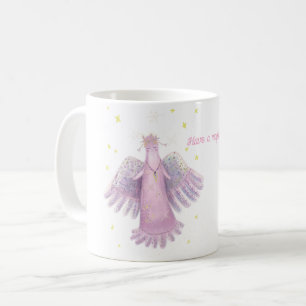 winter angel  coffee mug