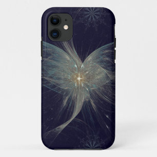 Winter Angel Fractal Art iPhone 11 Case