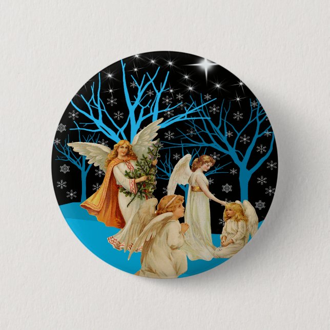 Winter Angels Button (Front)