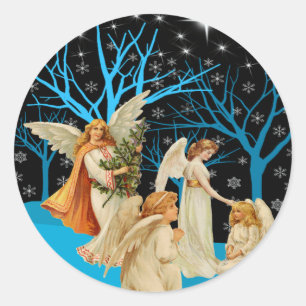 Winter Angels Stickers