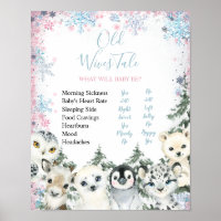Winter Animal Artics Gender Reveal Old Wives Tales