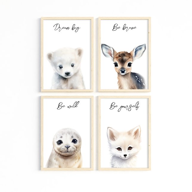 Winter Animals Gender Neutral Baby Shower Gift (Creator Uploaded)
