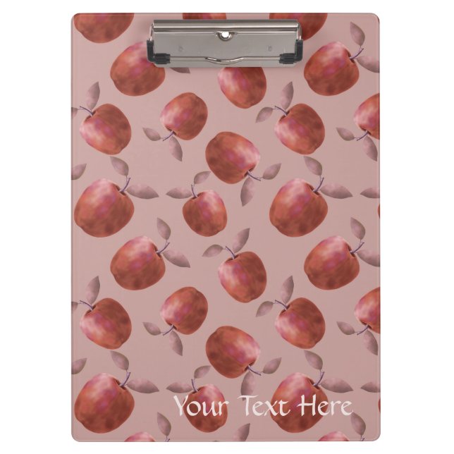Winter apples muted red shades  clipboard (Front)