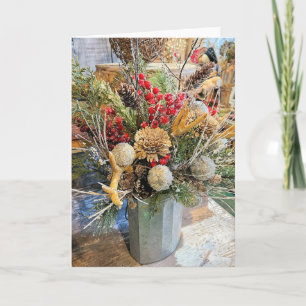 Winter arrangement  card