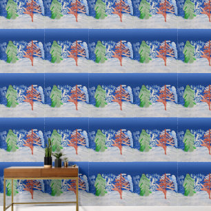 Winter Art by Kids Wallpaper