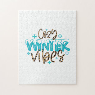 Winter Art Cozy Winter Vibes Jigsaw Puzzle