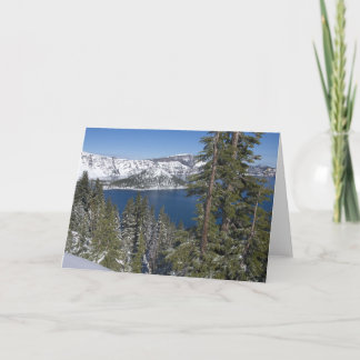 Winter at Crater Lake Card