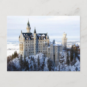 Winter at Neuschwanstein Castle, Germany Bavaria  Postcard