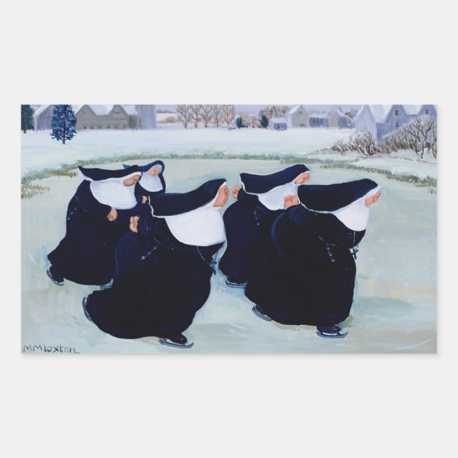 Winter at the Convent Sticker (Front)