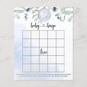 Winter baby bingo game
