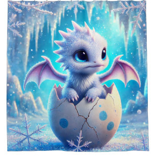 Winter Baby Dragon