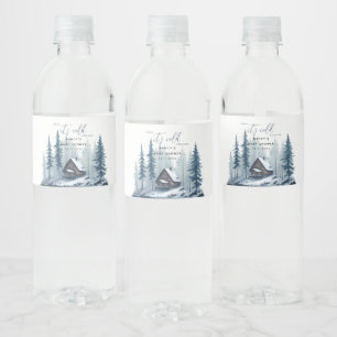 Winter Baby It's Cold Outside Baby Shower  Water Bottle Label
