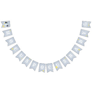 Winter Baby Reveal Shower Magical Snowman Modern Bunting Flags