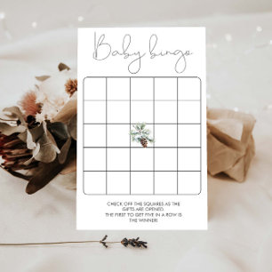 Winter Baby Shower  Bingo Game