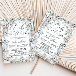 Winter Baby Shower Invitation