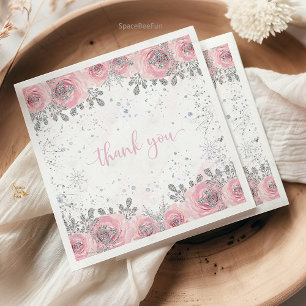 Winter Baby shower  Napkin