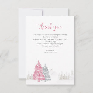 Winter Baby Shower Thank you