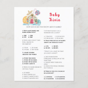 Winter Baby Trivia   Baby Shower Game