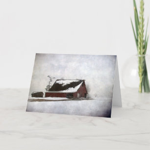 Winter Barn All Occasions Card