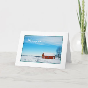 Winter Barn Card